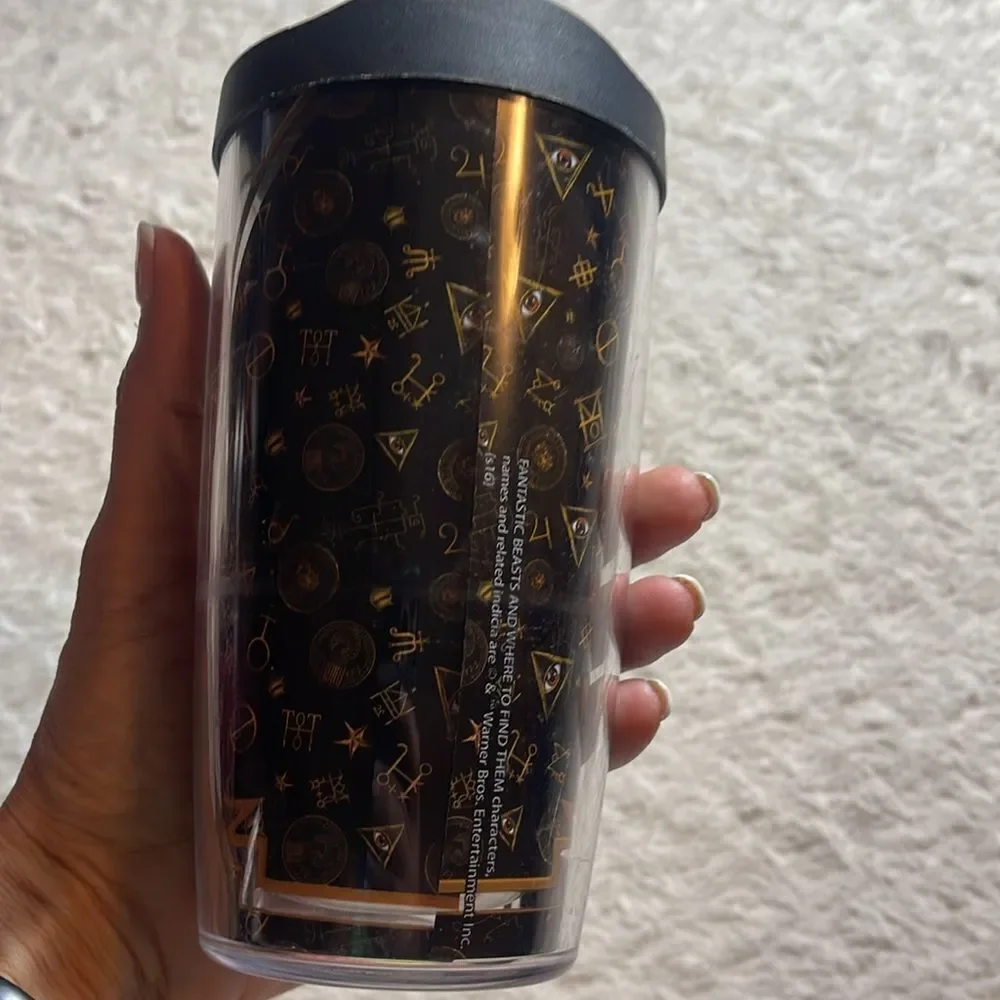 Fantastic beasts and where to find them 16 ounce Tervis cup with lid